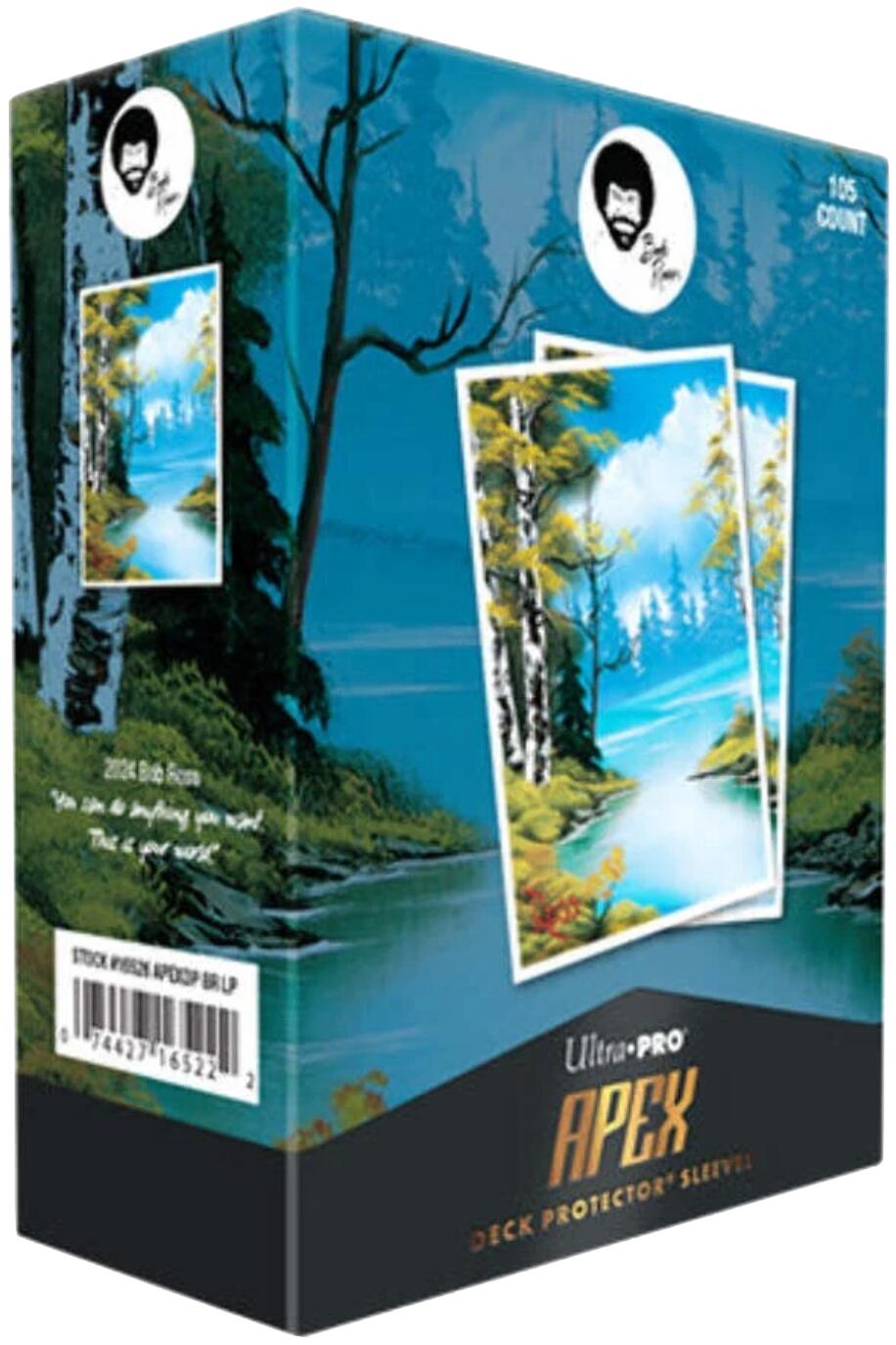 Ultra PRO: 105ct APEX Deck Protector Sleeves - Bob Ross (Lakeside Path)