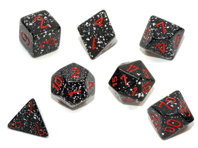 Chessex- 7pc Polyhedral: Speckled