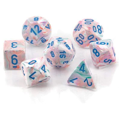 Chessex- 7pc Mini Polyhedral 7pc: Festive