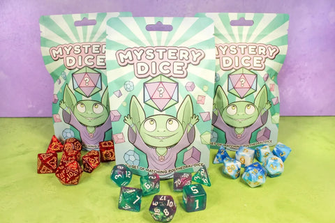 Mystery Dice Goblin - 7pc Polyhedral Set