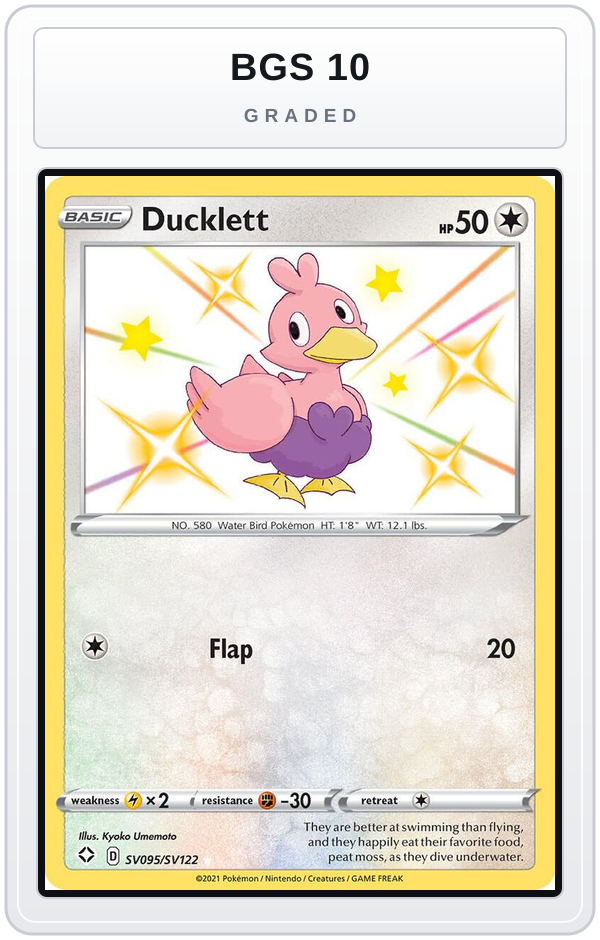 Graded - Ducklett — BGS 10 graded overlay