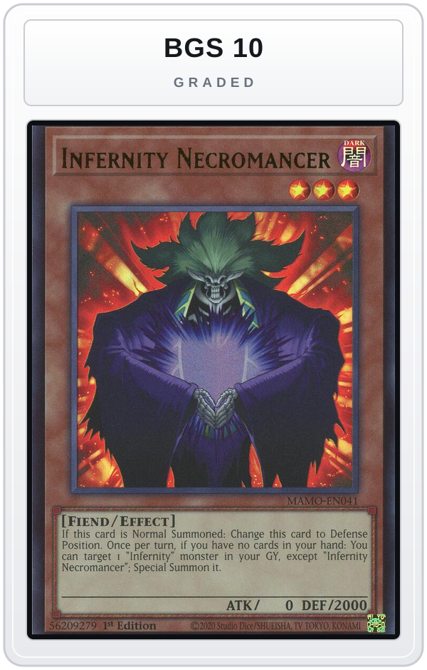 Graded - Infernity Necromancer — BGS 10 graded overlay