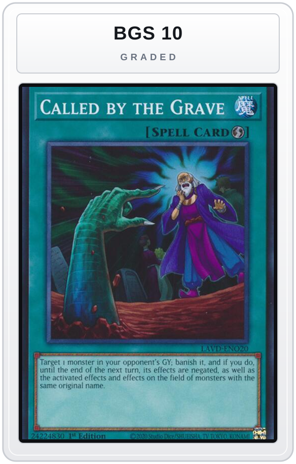 Graded - Called by the Grave (LAVD-ENO20) — BGS 10 graded overlay