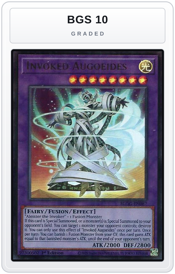 Graded - Invoked Augoeides — BGS 10 graded overlay