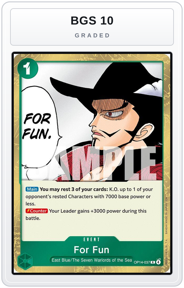 Graded - For Fun — BGS 10 graded overlay