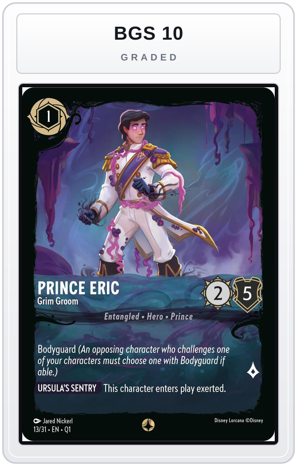 Graded - Prince Eric - Grim Groom — BGS 10 graded overlay