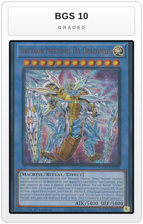 Graded - Drytron Meteonis DA Draconids — BGS 10 graded overlay