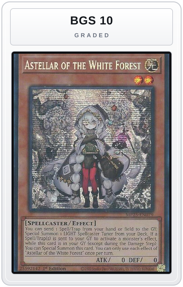 Graded - Astellar of the White Forest — BGS 10 graded overlay