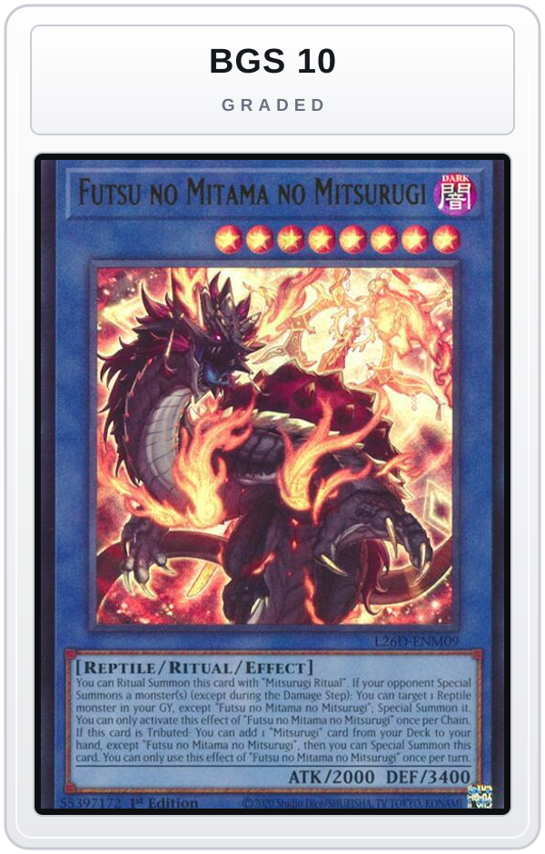 Graded - Futsu no Mitama no Mitsurugi — BGS 10 graded overlay