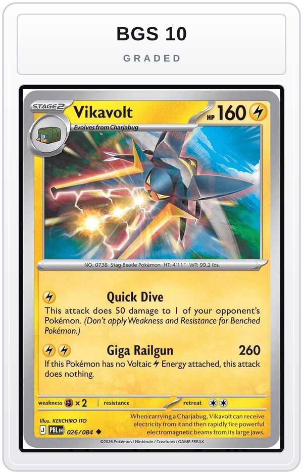 Graded - Vikavolt — BGS 10 graded overlay