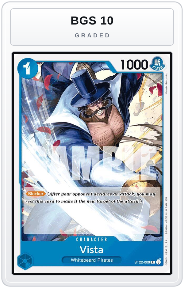Graded - Vista — BGS 10 graded overlay