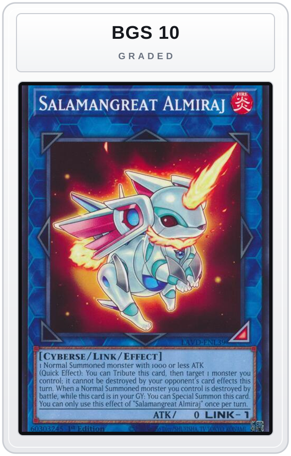 Graded - Salamangreat Almiraj — BGS 10 graded overlay