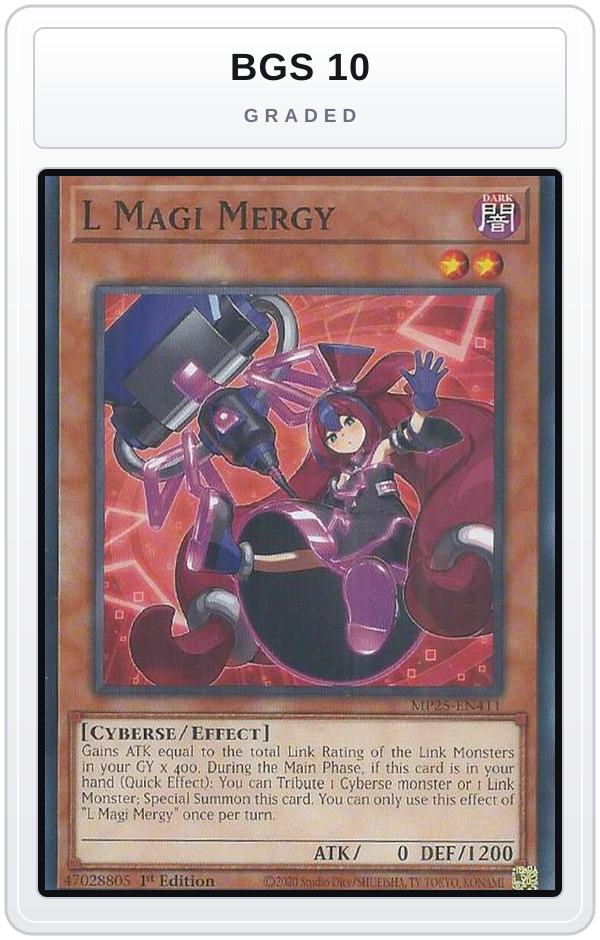 Graded - L Magi Mergy — BGS 10 graded overlay