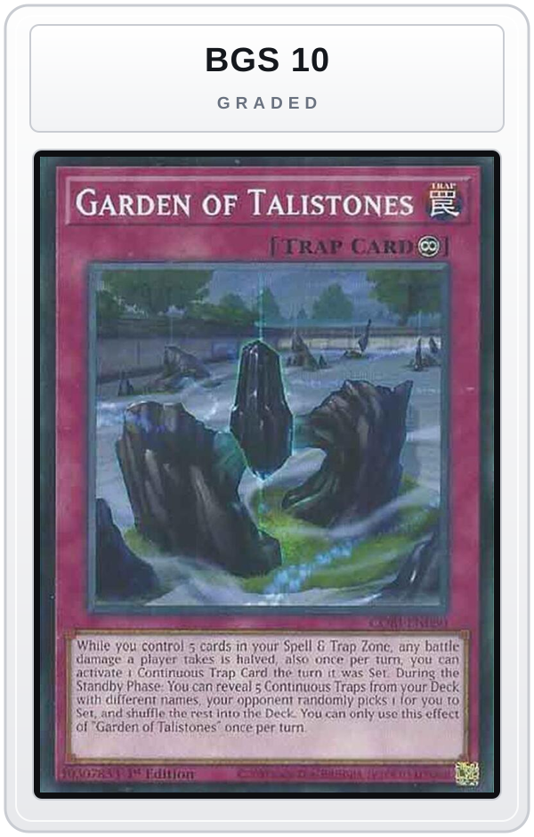 Graded - Garden of Talistones — BGS 10 graded overlay