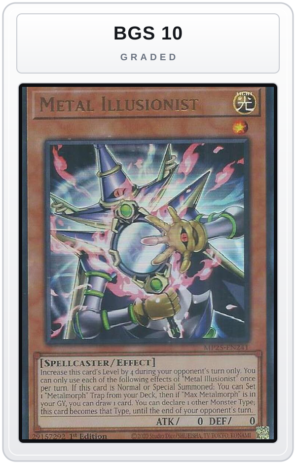 Graded - Metal Illusionist — BGS 10 graded overlay