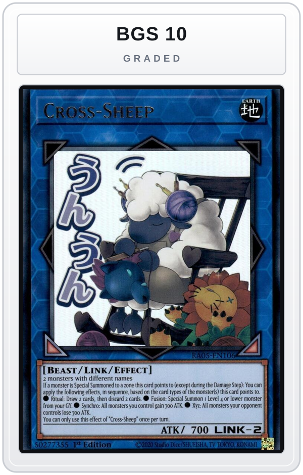 Graded - Cross-Sheep — BGS 10 graded overlay