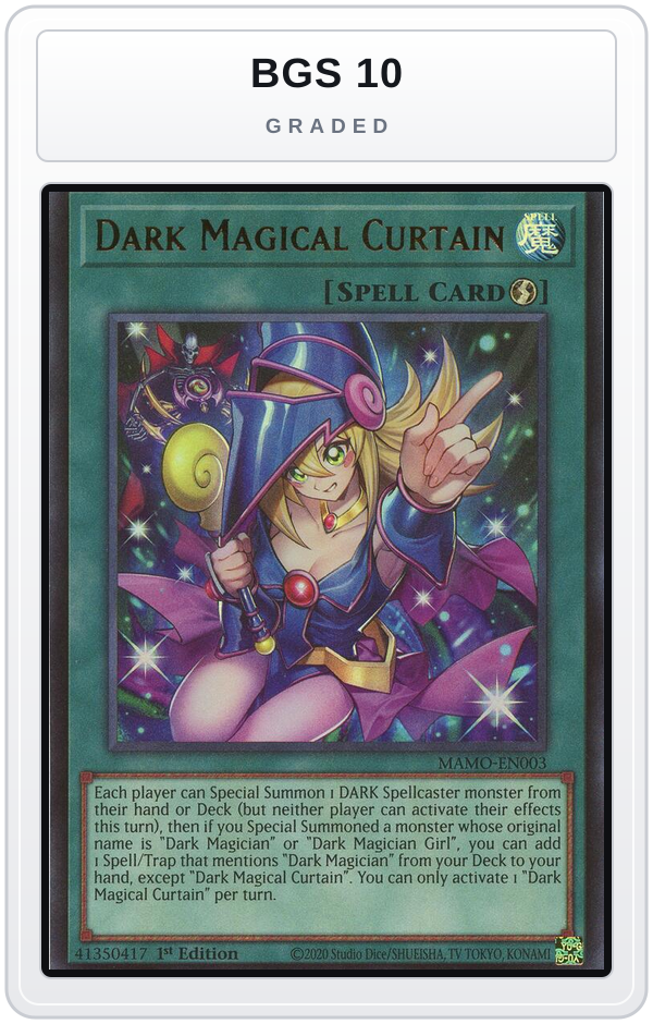Graded - Dark Magical Curtain — BGS 10 graded overlay