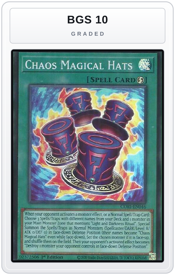 Graded - Chaos Magical Hats — BGS 10 graded overlay