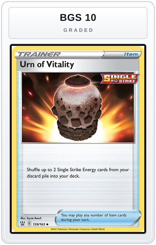 Graded - Urn of Vitality — BGS 10 graded overlay