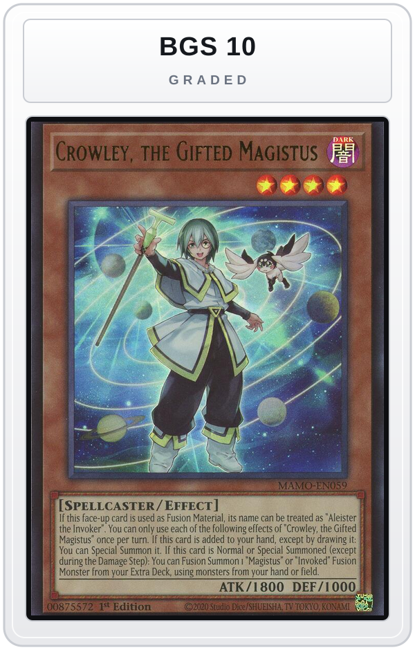 Graded - Crowley, the Gifted Magistus — BGS 10 graded overlay