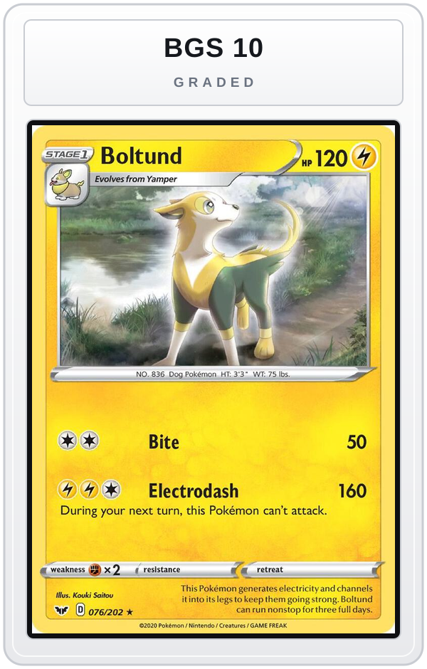 Graded - Boltund (076) — BGS 10 graded overlay
