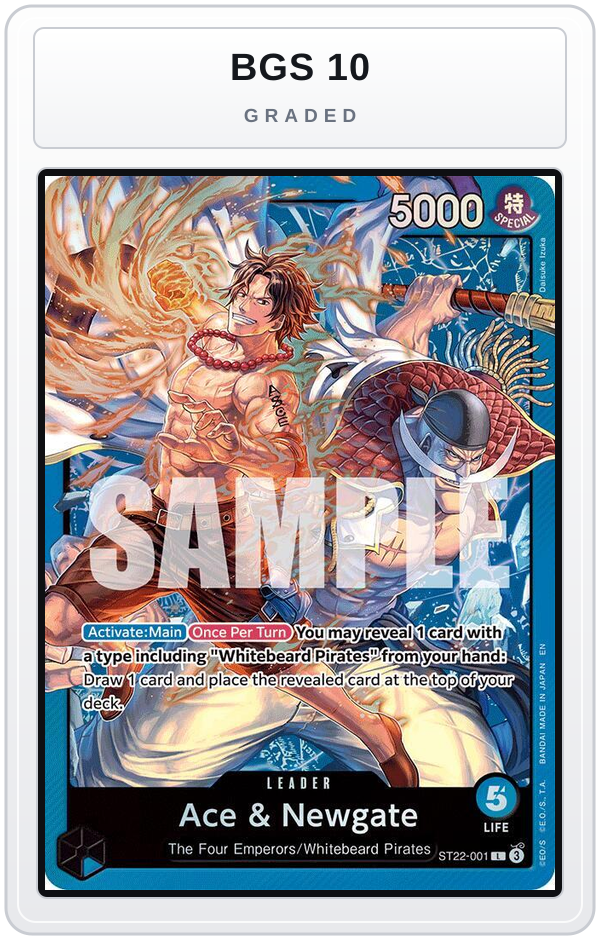 Graded - Ace & Newgate — BGS 10 graded overlay