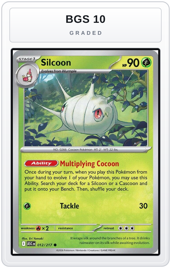 Graded - Silcoon — BGS 10 graded overlay