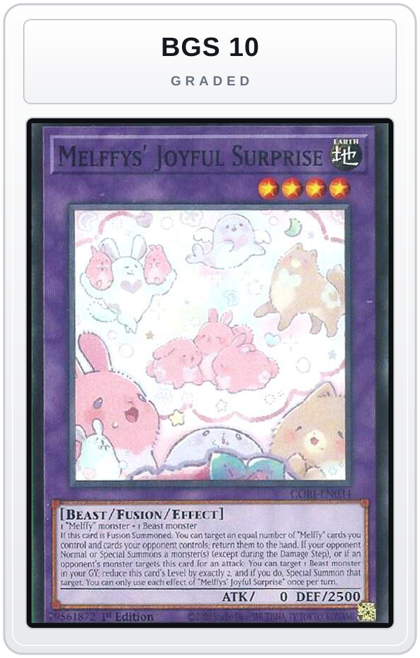 Graded - Melffys' Joyful Surprise — BGS 10 graded overlay