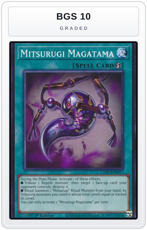 Graded - Mitsurugi Magatama — BGS 10 graded overlay
