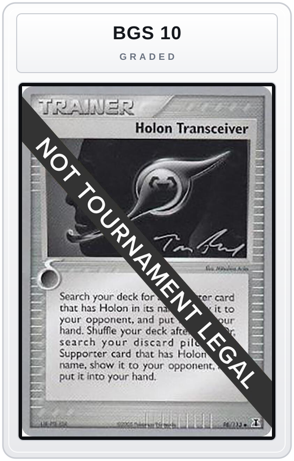 Graded - Holon Transceiver - 2007 (Tom Roos) — BGS 10 graded overlay