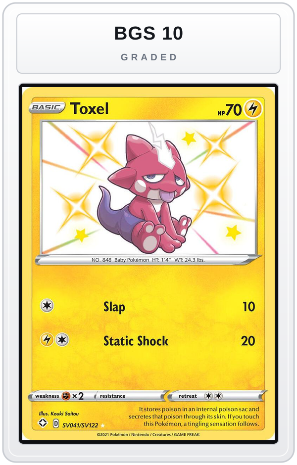 Graded - Toxel — BGS 10 graded overlay