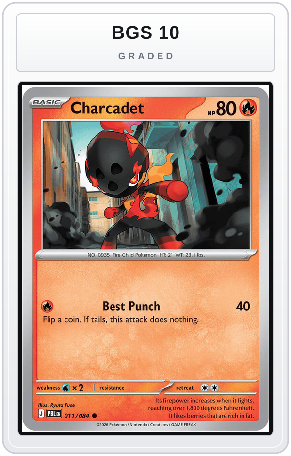 Graded - Charcadet — BGS 10 graded overlay