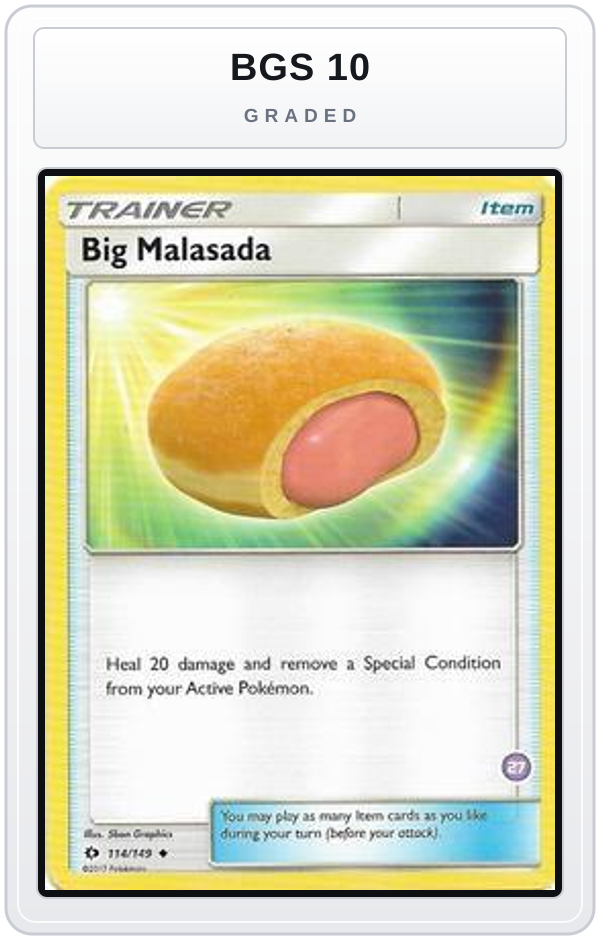 Graded - Big Malasada (27) — BGS 10 graded overlay