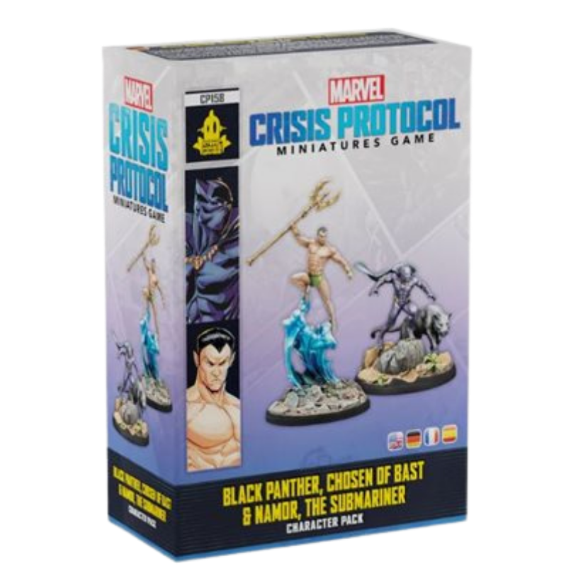 Marvel: Crisis Protocol: Black Panther, Chosen of Bast & Namor The Sub-Mariner - Character Pack