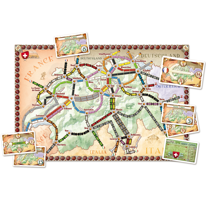 Ticket to Ride: India & Switzerland