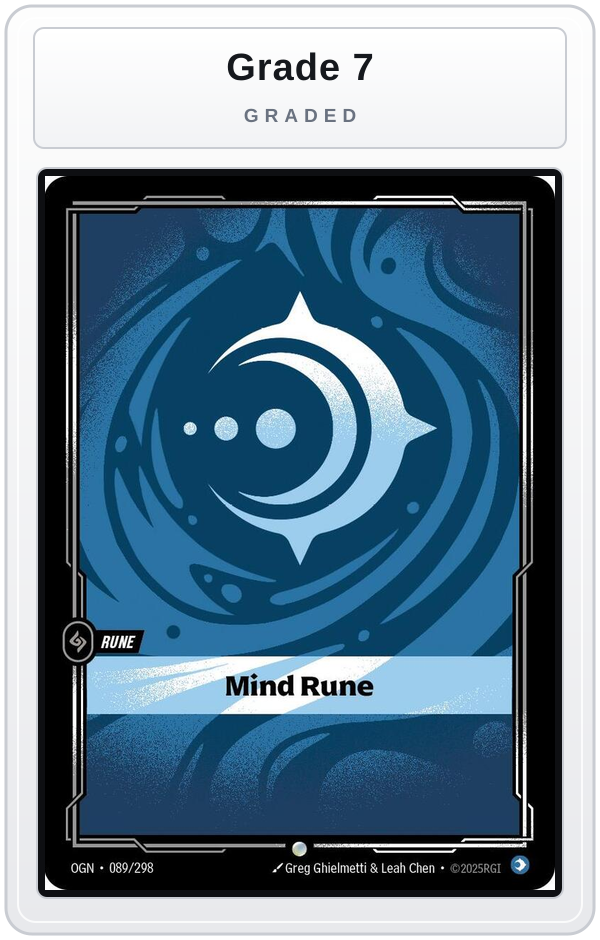 Graded - Mind Rune — Grade 7 graded overlay