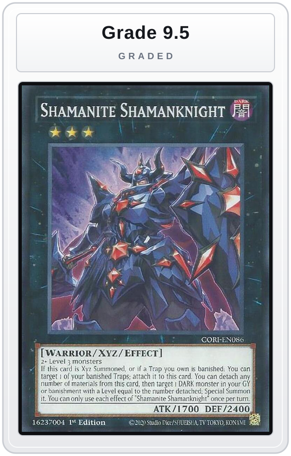 Graded - Shamanite Shamanknight — Grade 9.5 graded overlay