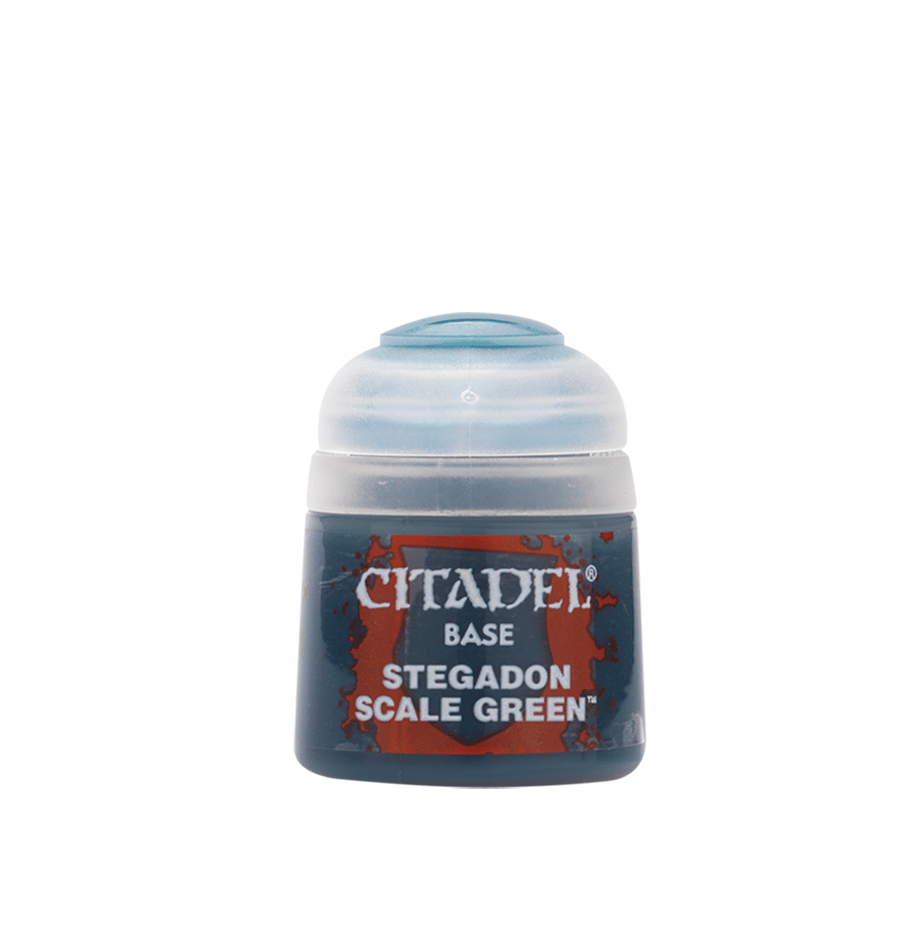 Warhammer Colour Base: Stegadon Scale Green (12ml)