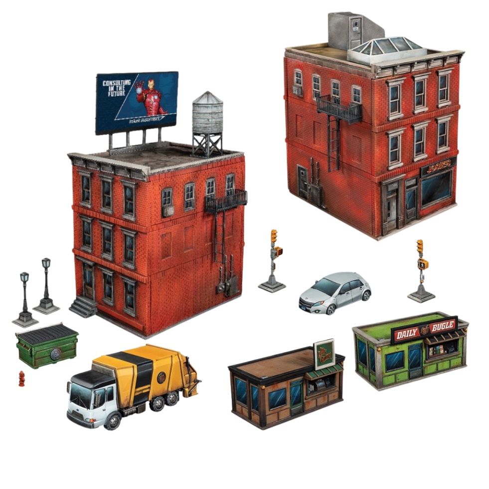 Marvel: Crisis Protocol - NYC City Block Terrain Collection