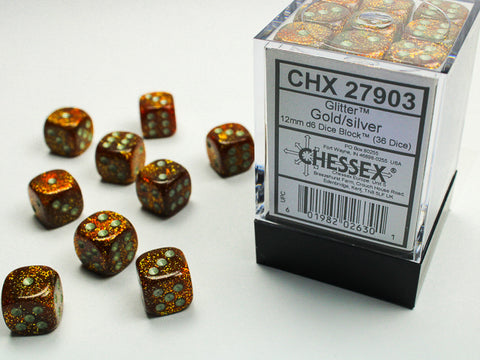 Chessex- 36D6: Glitter