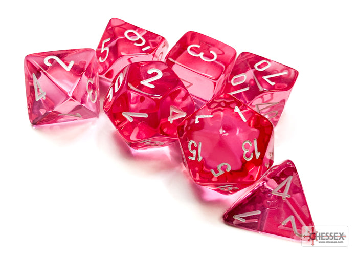 Chessex- 7pc Polyhedral: Translucent