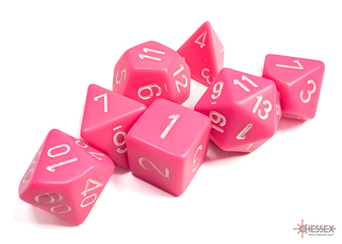 Chessex- 7pc Polyhedral: Opaque
