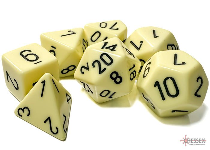 Chessex- 7pc Polyhedral: Opaque