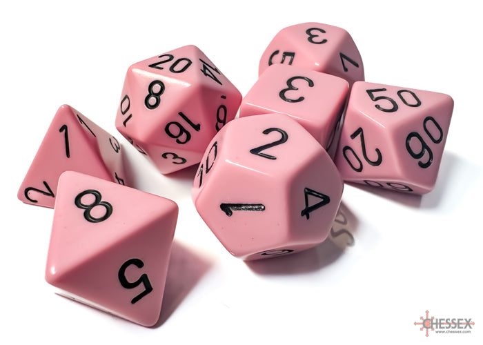 Chessex- 7pc Polyhedral: Opaque