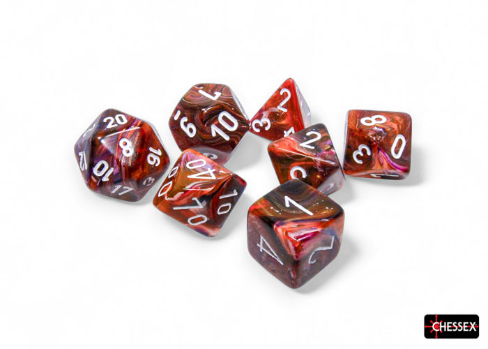 Chessex- 7pc Polyhedral: Festive
