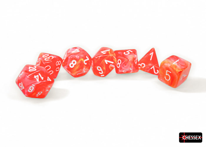Chessex- 7pc Polyhedral: Festive