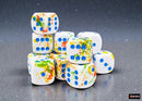 12x D6: 16mm Brush Dice