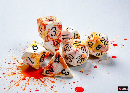 7pc: Brush Dice - Polyhedral