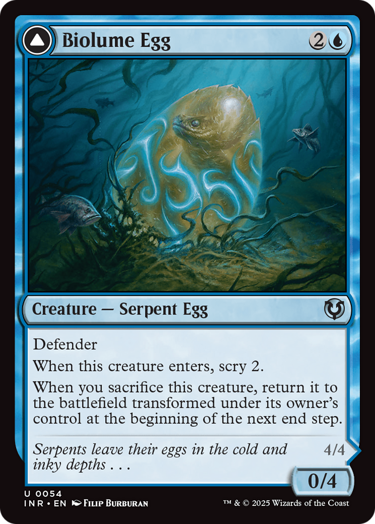 Biolume Egg // Biolume Serpent [Innistrad Remastered]