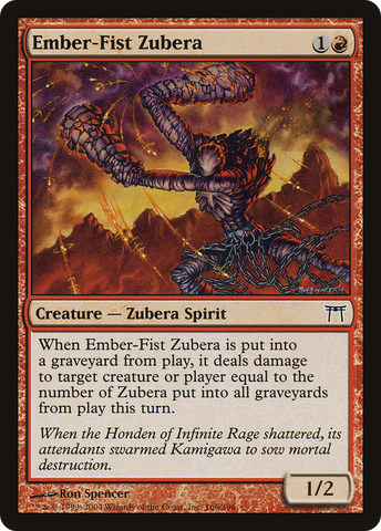 Ember-Fist Zubera [Champions of Kamigawa]
